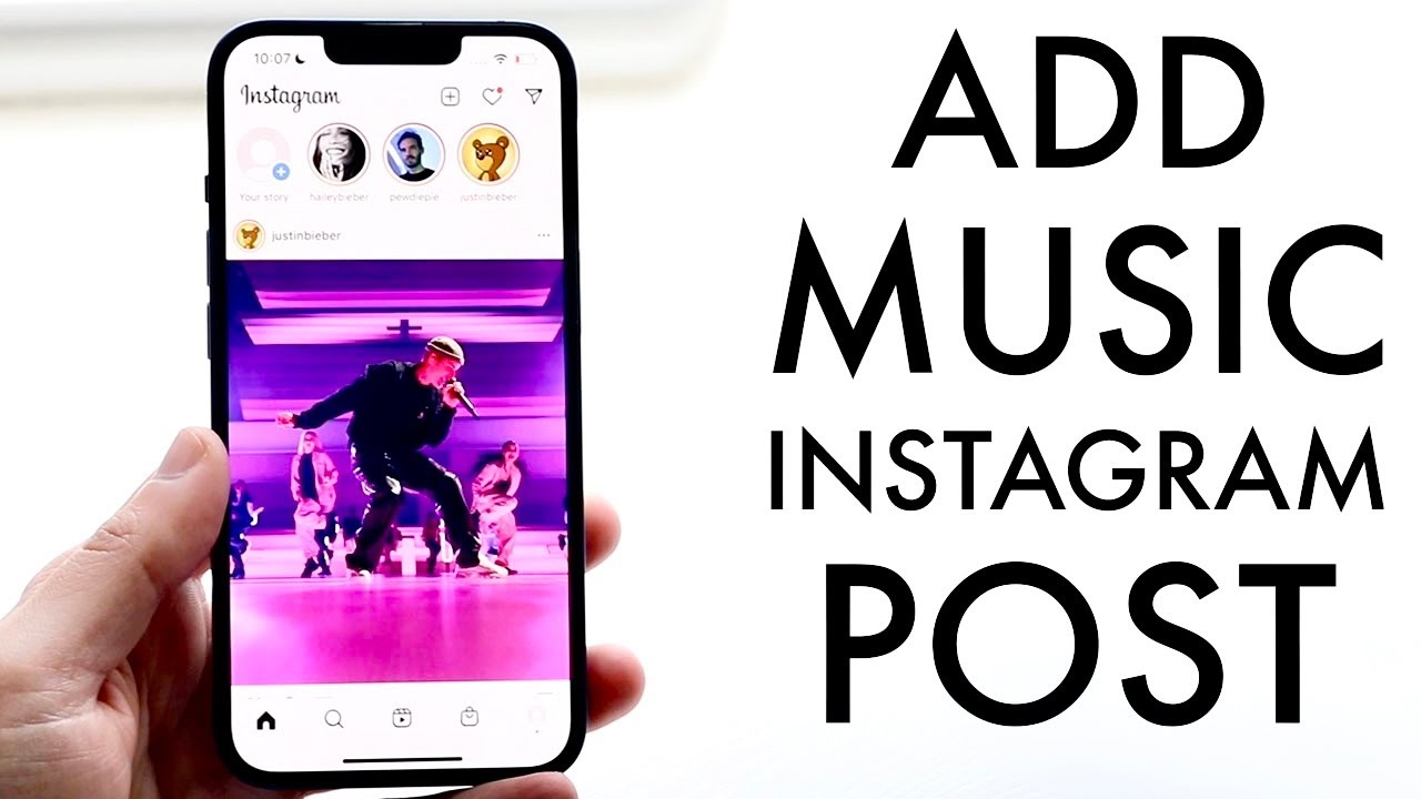 music to your Instagram post