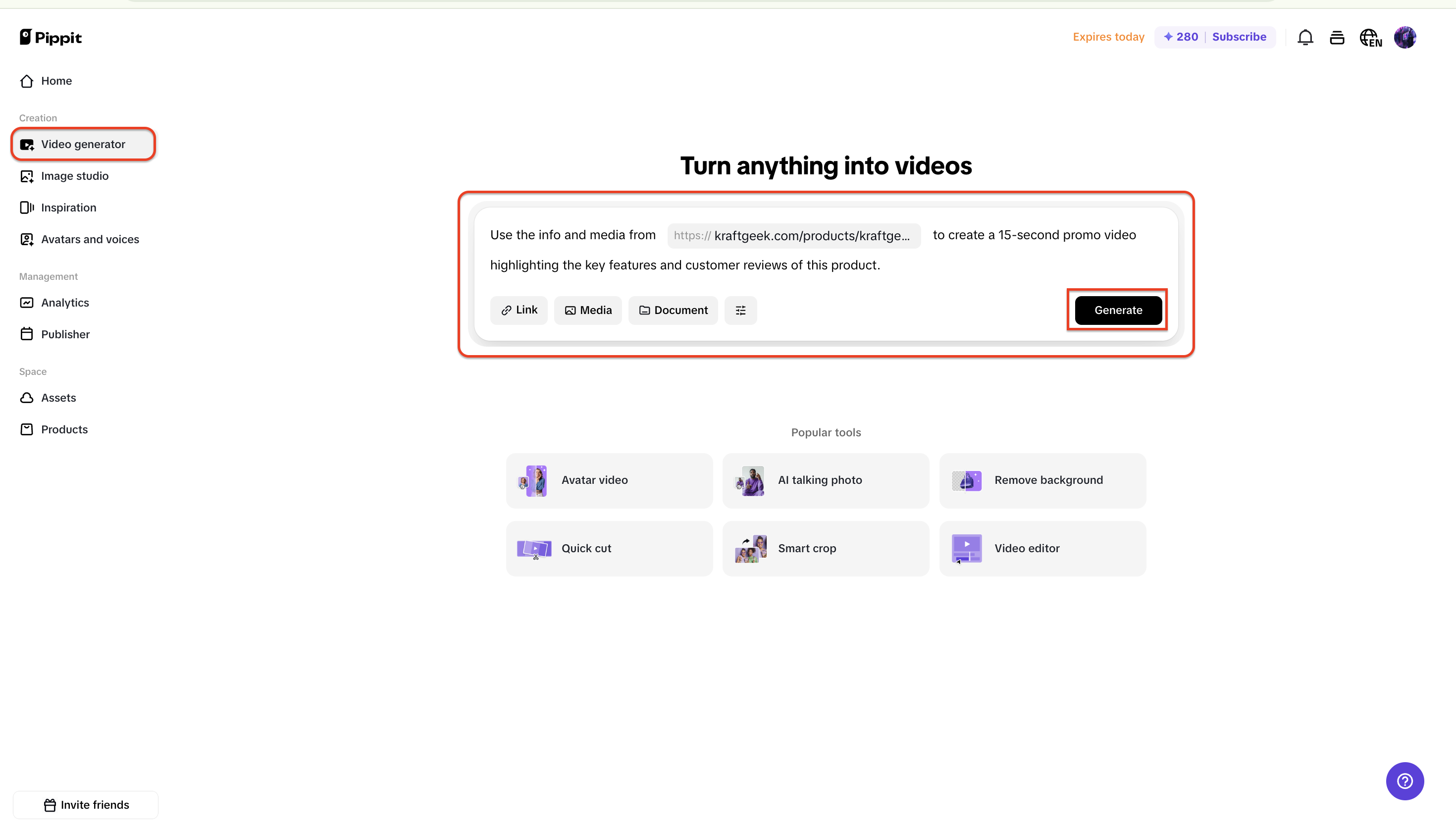 Access Video generator