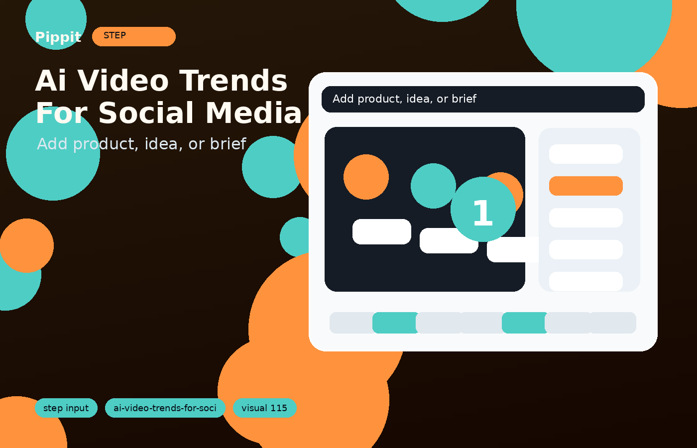 ai video trends for social media input step in Pippit