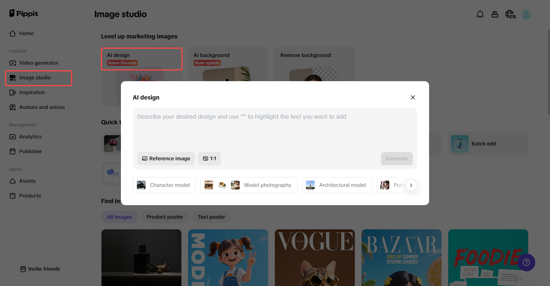 Lumikha ng imahe mula sa teksto