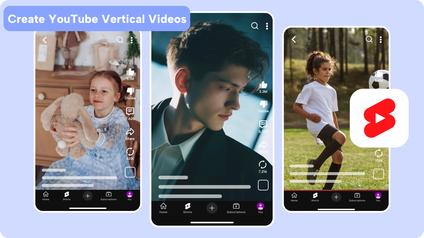 youtube vertical videos