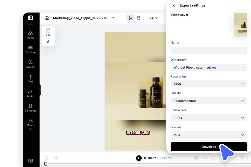 Exportar e compartilhar
