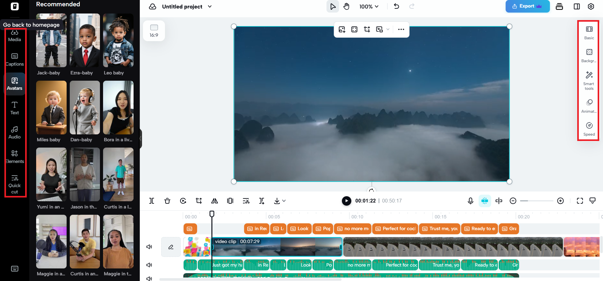 AI-powered video editing toolkit
