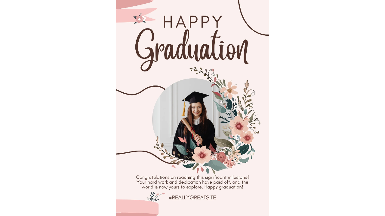Graduation poster