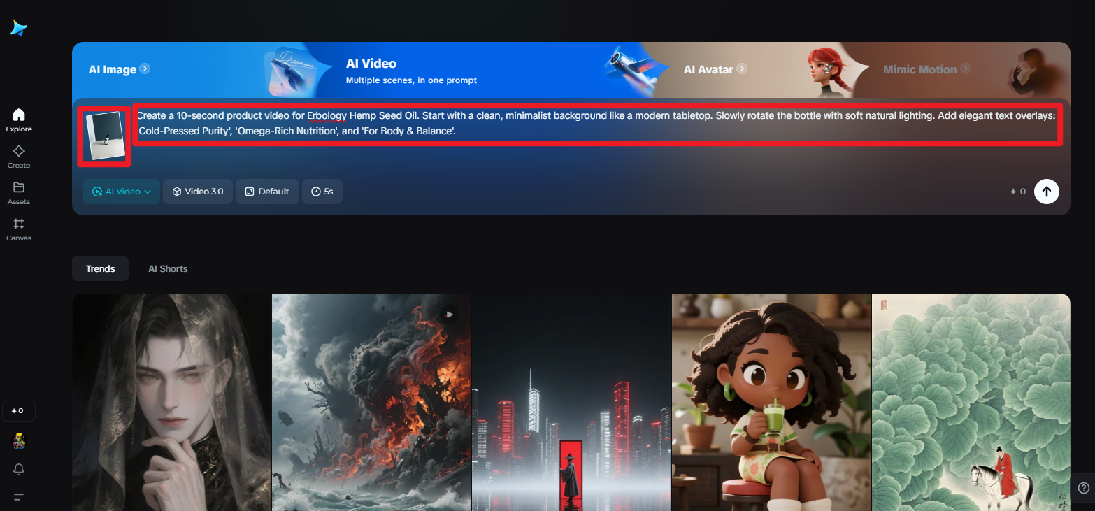 gerador de imagem para vídeo
