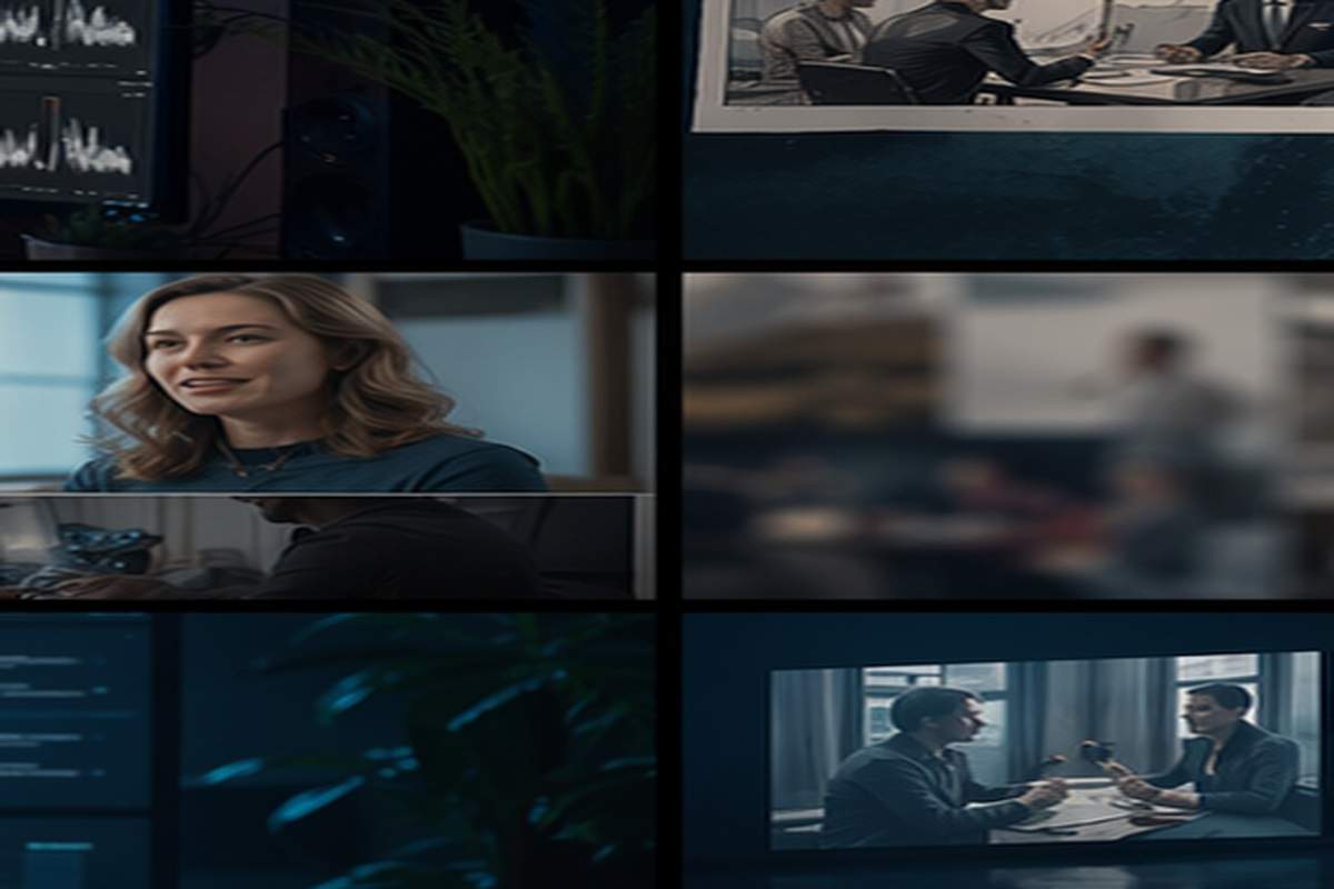 Case Study -videoeditoinnin luonnos kohtauskohtaisia aiheeseen liittyviä visuaaleja varten