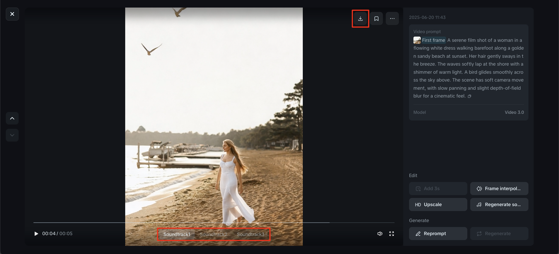 Download your video