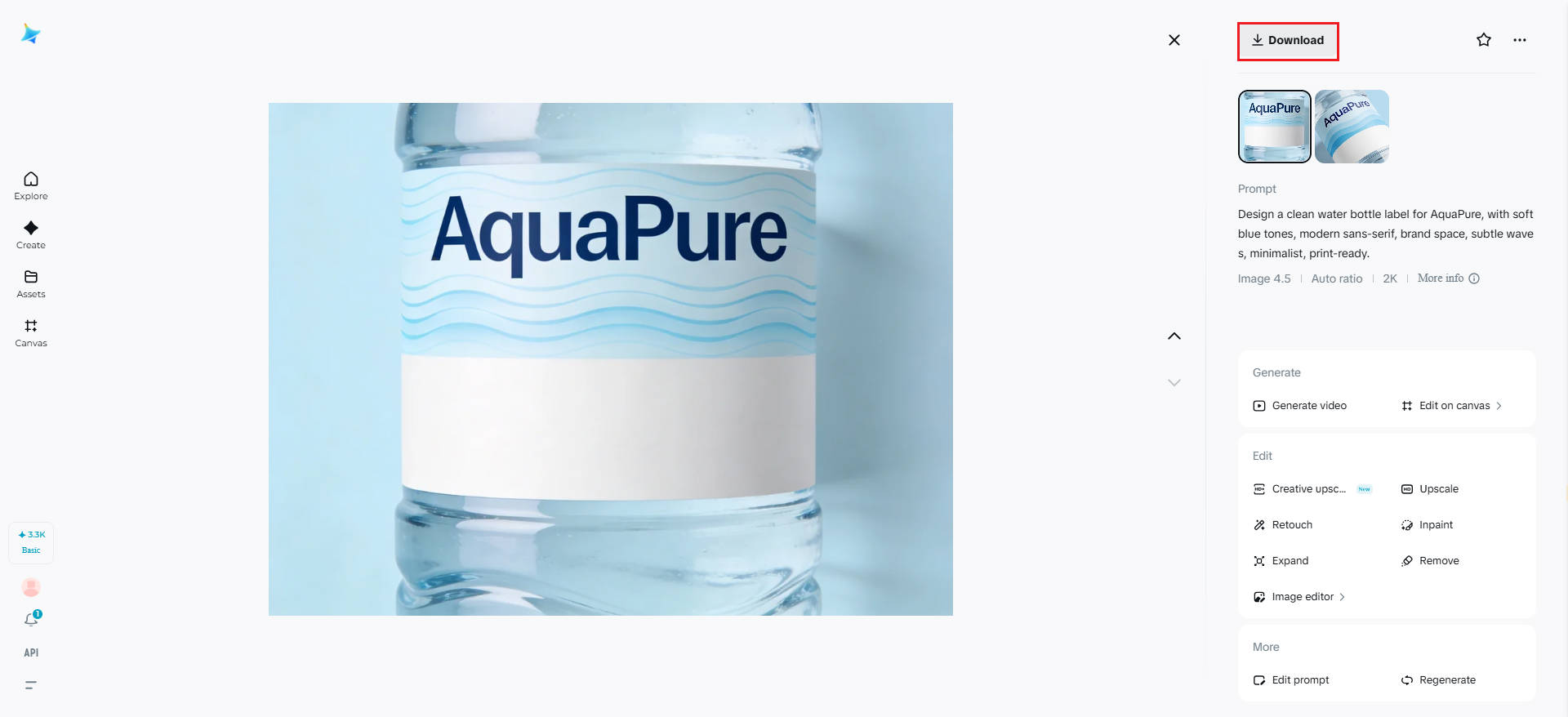 Tinh chỉnh và tải xuống thiết kế của bạn