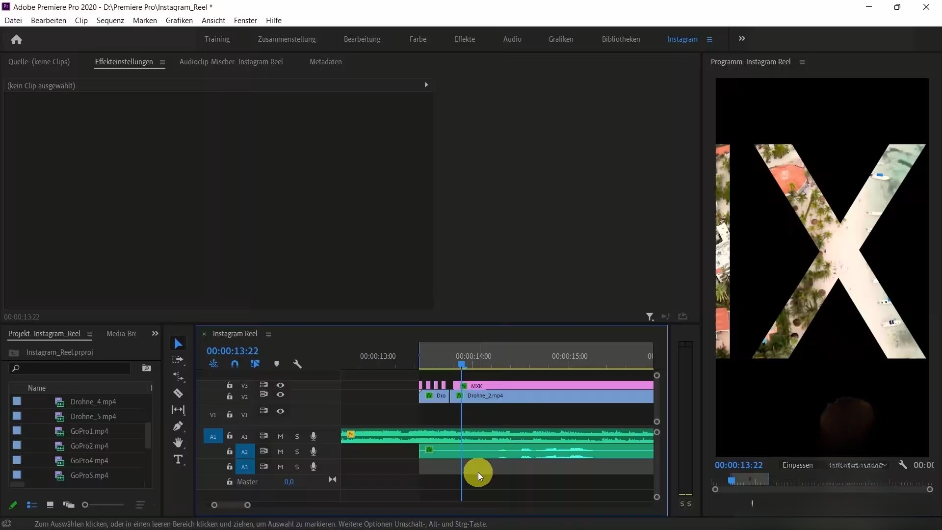 Select and prepare your clip