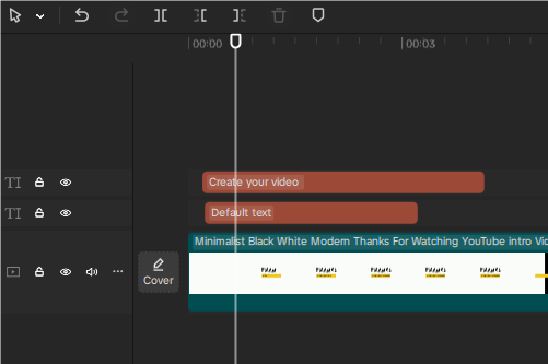 Move text layer in CapCut