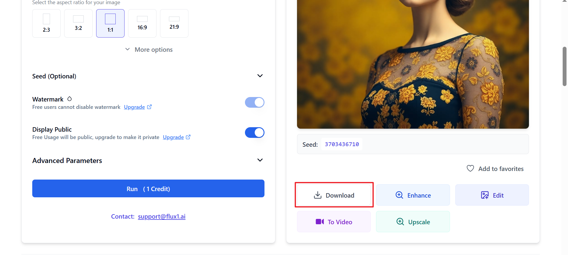Flux IA download de imagem grátis