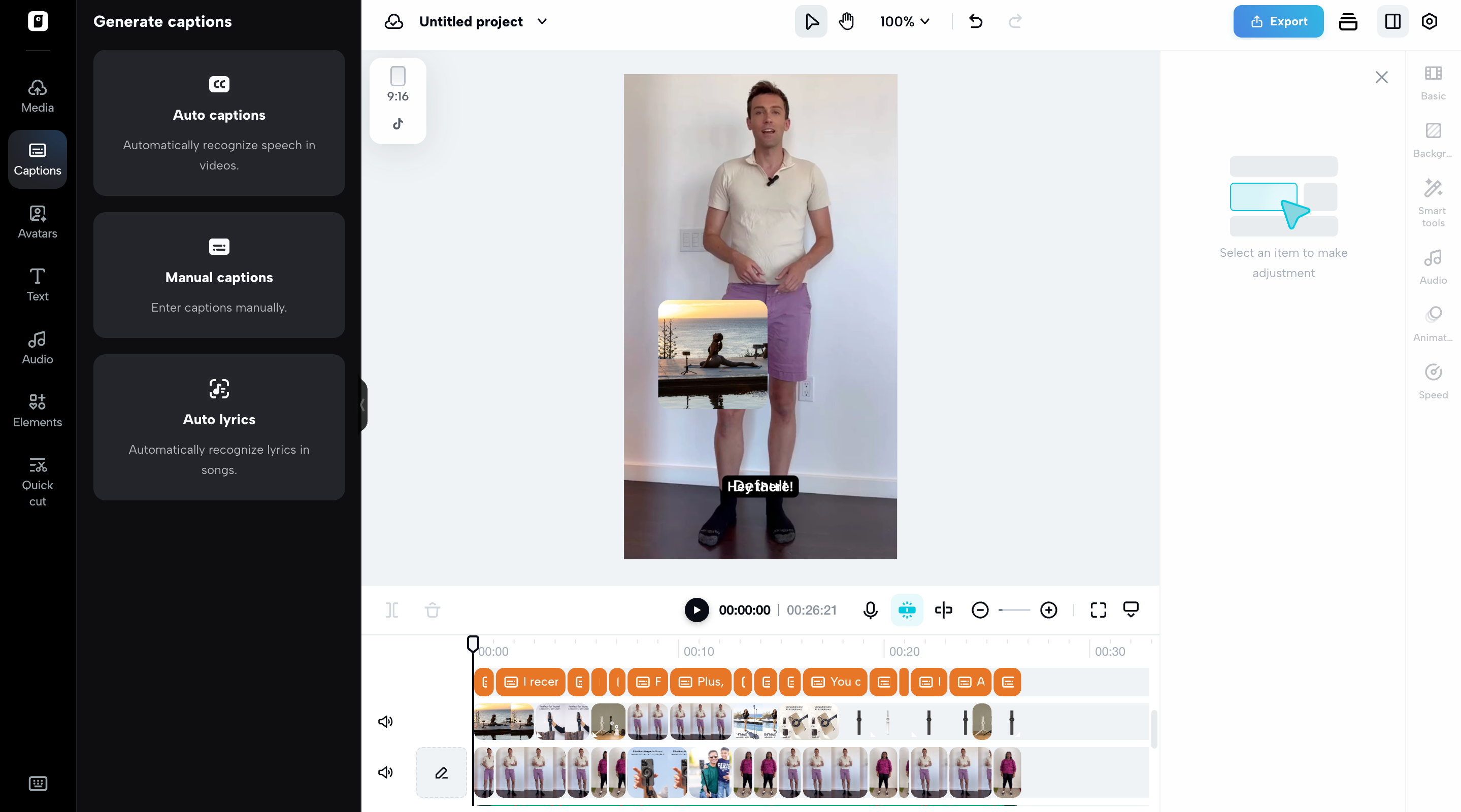 Automated subtitles & captions