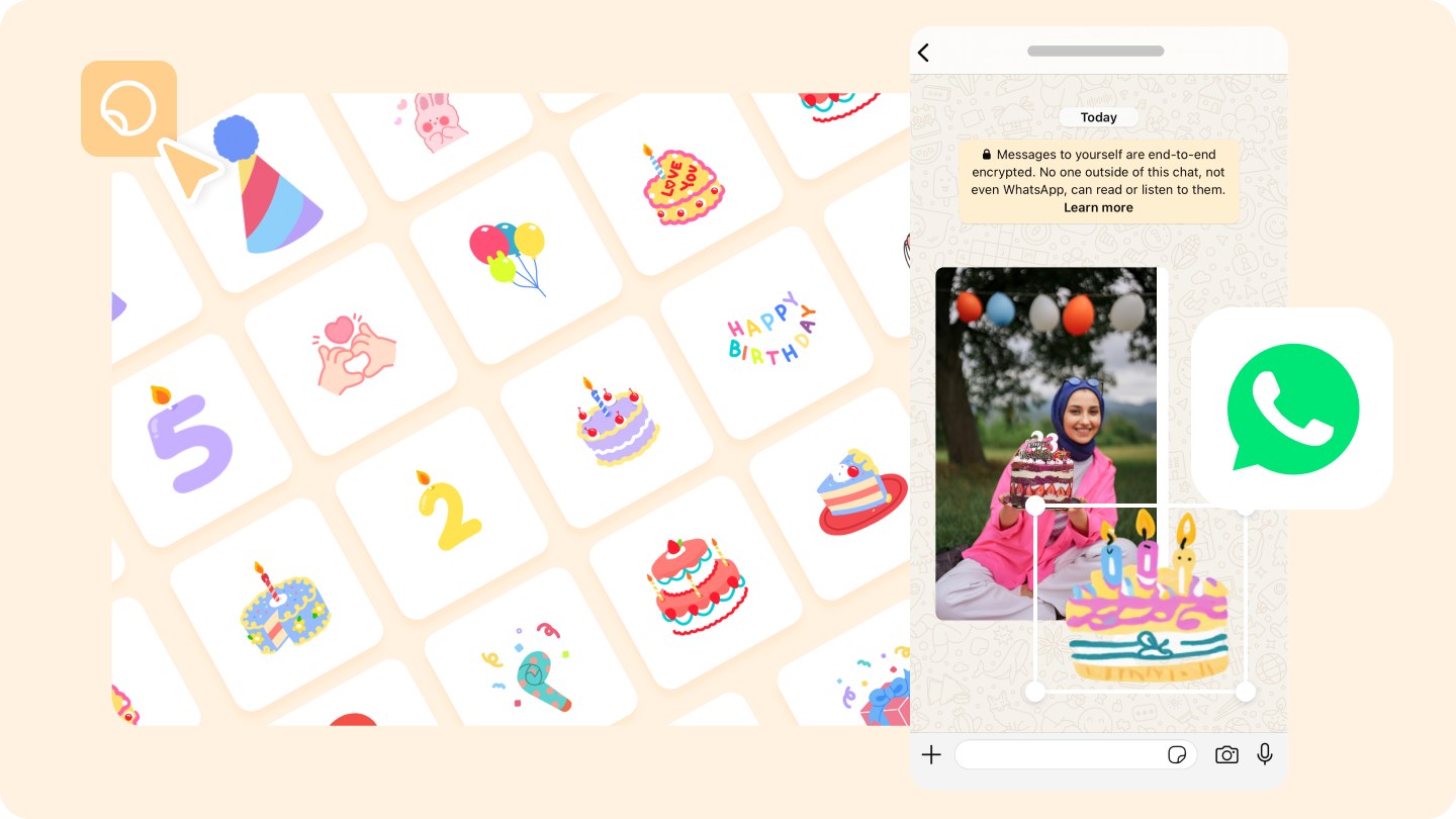 gelukkige verjaardag stickers watsapp