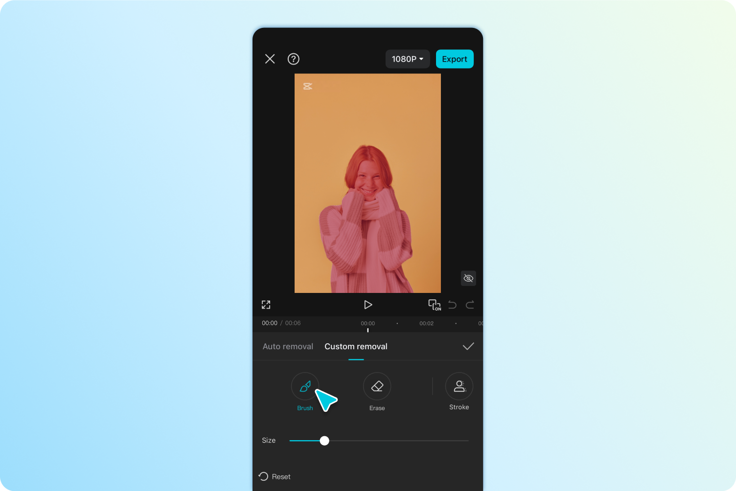 Refine with manual tools