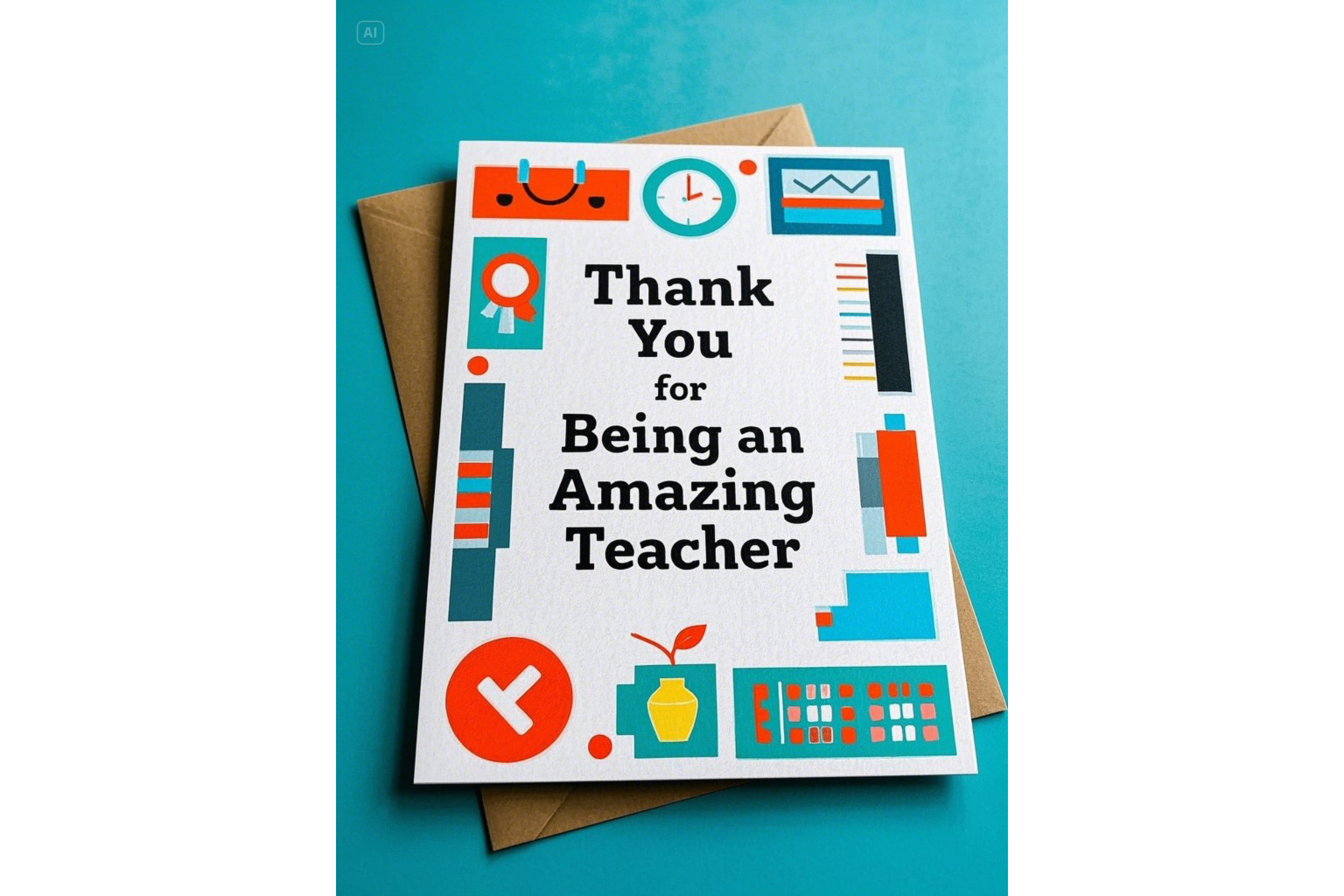 Modern and stylish card