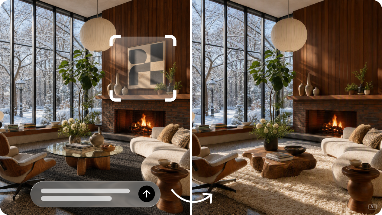 Refine every space with precise editing