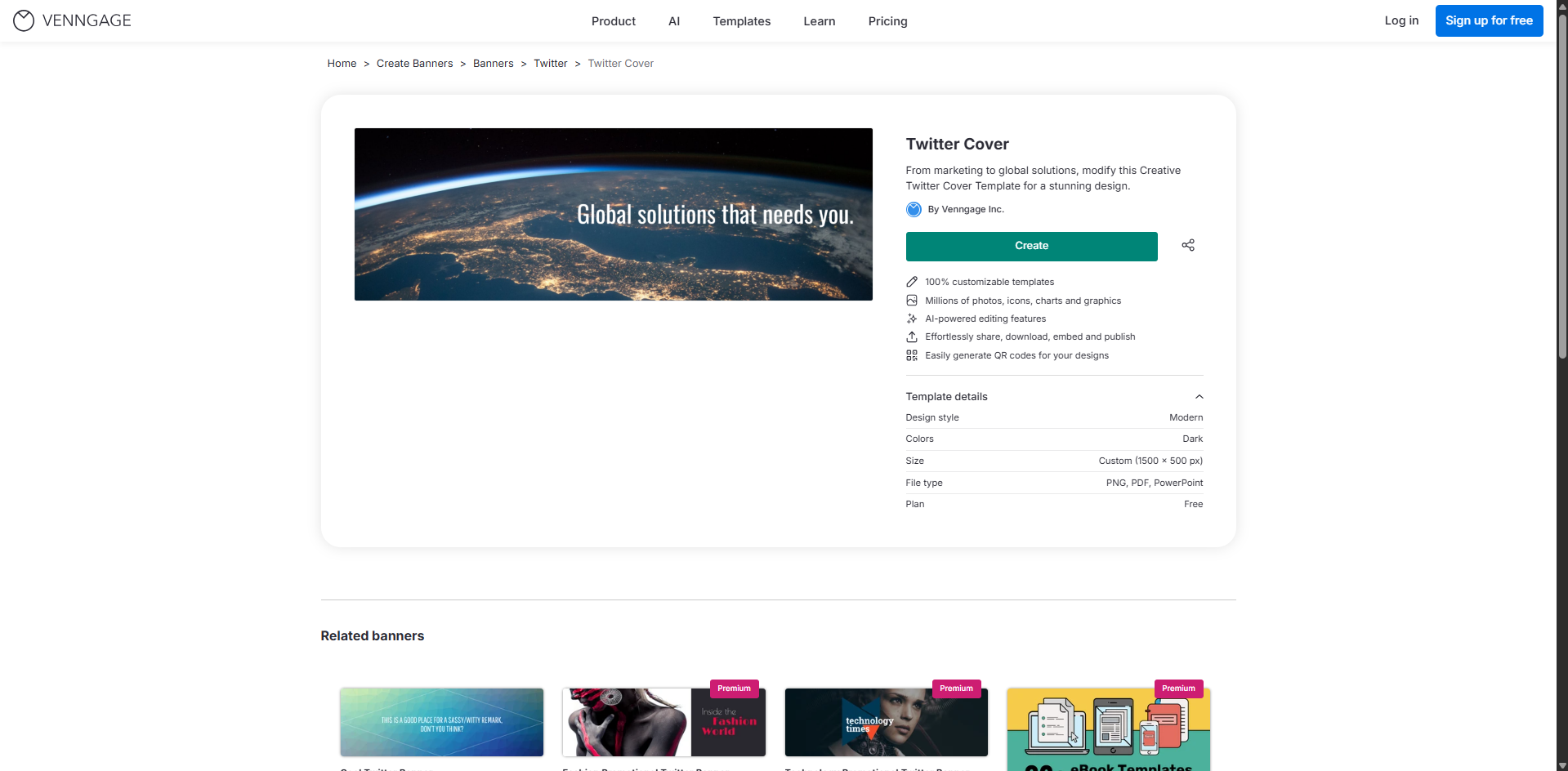 Interfaz de Vget - un sitio valioso para los encabezados estéticos de Twitter