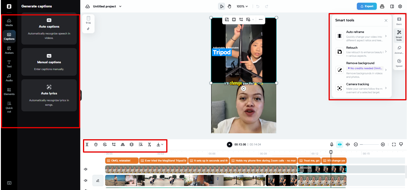 Pippit video editor