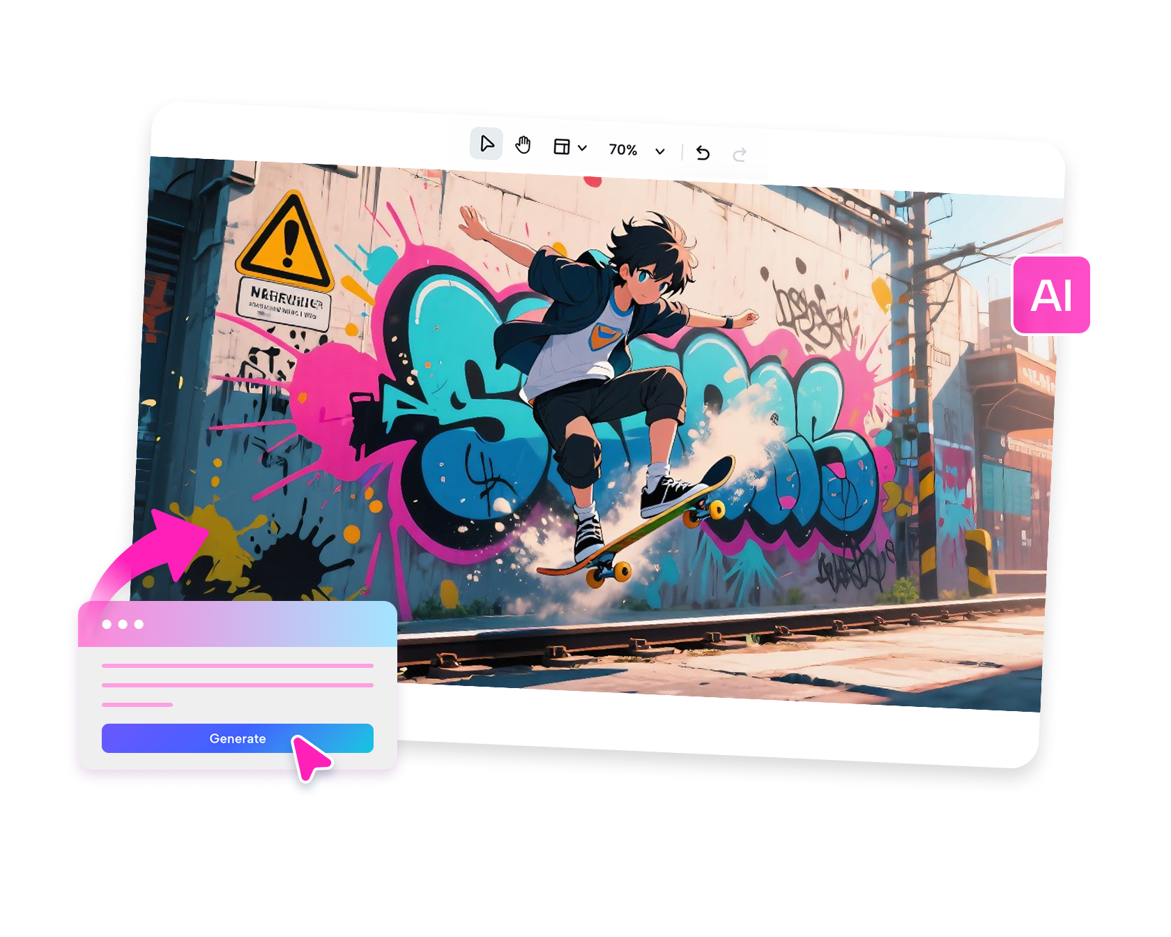 Генератор каракуль на основе ИИ