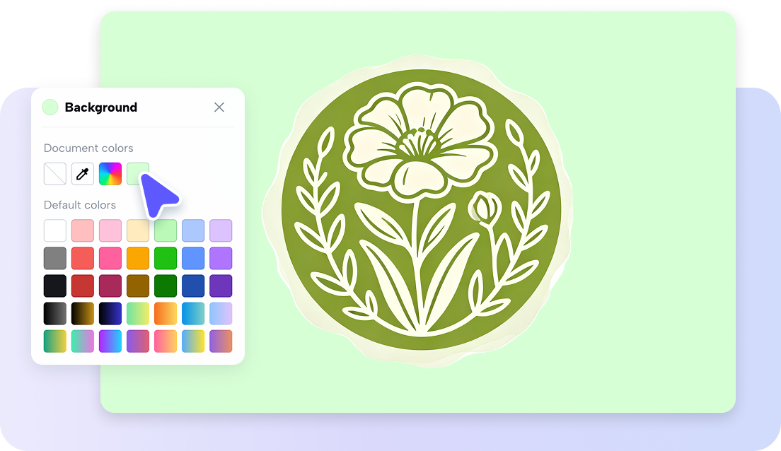 ออกแบบโลโก้วงกลมตามสไตล์เฉพาะตัวโดยใช้ตัวเลือกแบบปรับเอง
