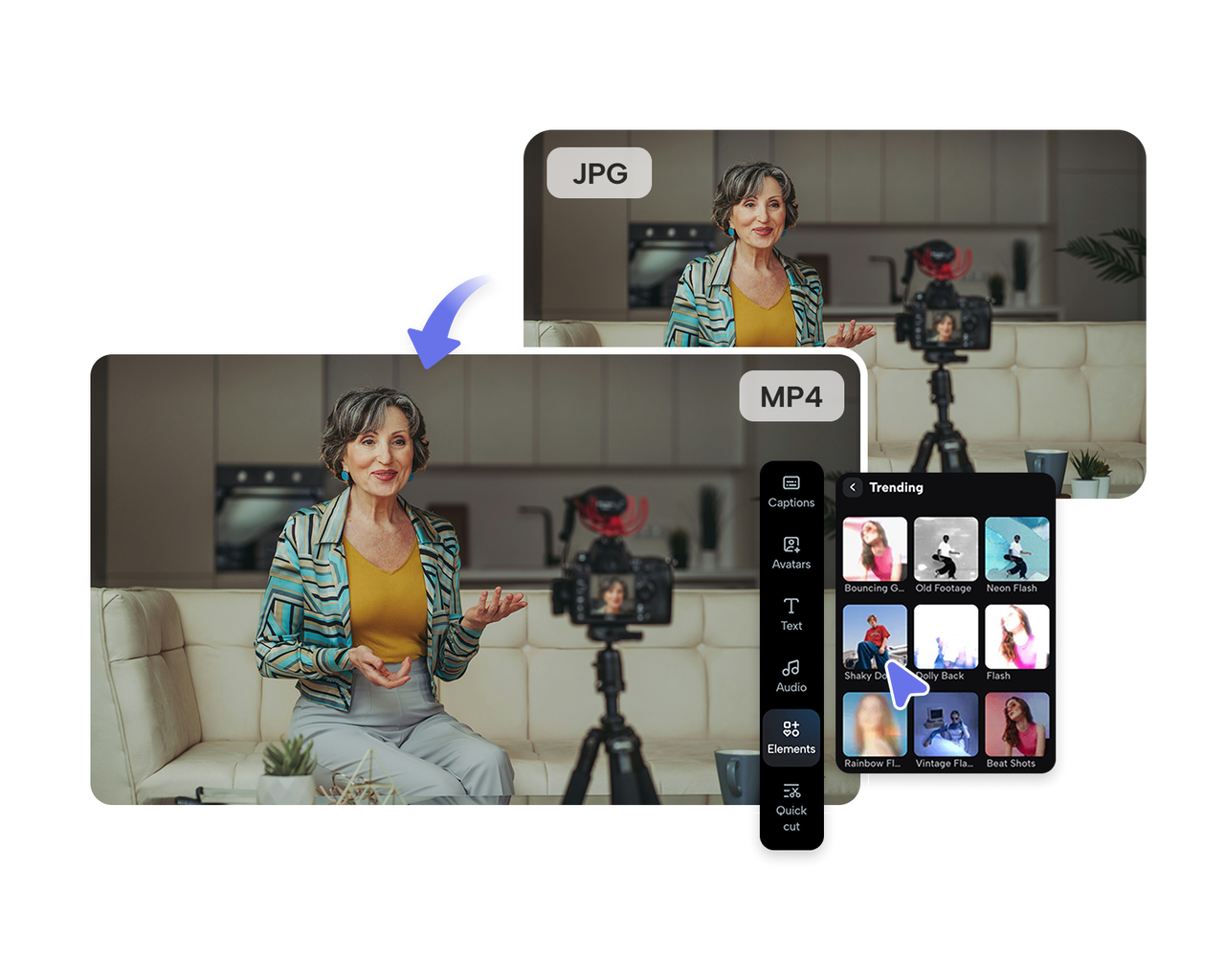 Mengubah gambar menjadi video dengan sempurna