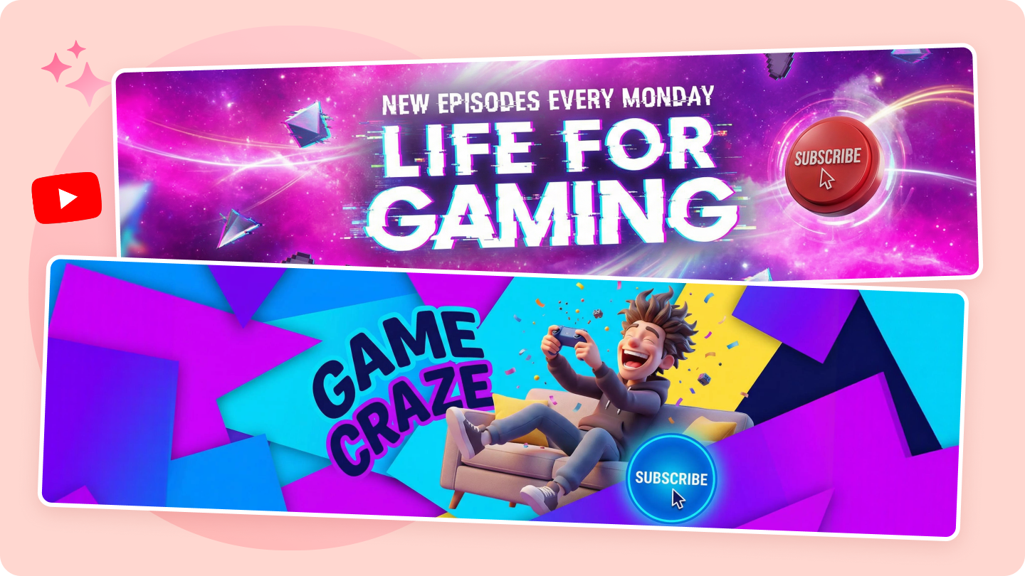 Create YouTube Gaming Banners: Make Your Gaming Channel Pop