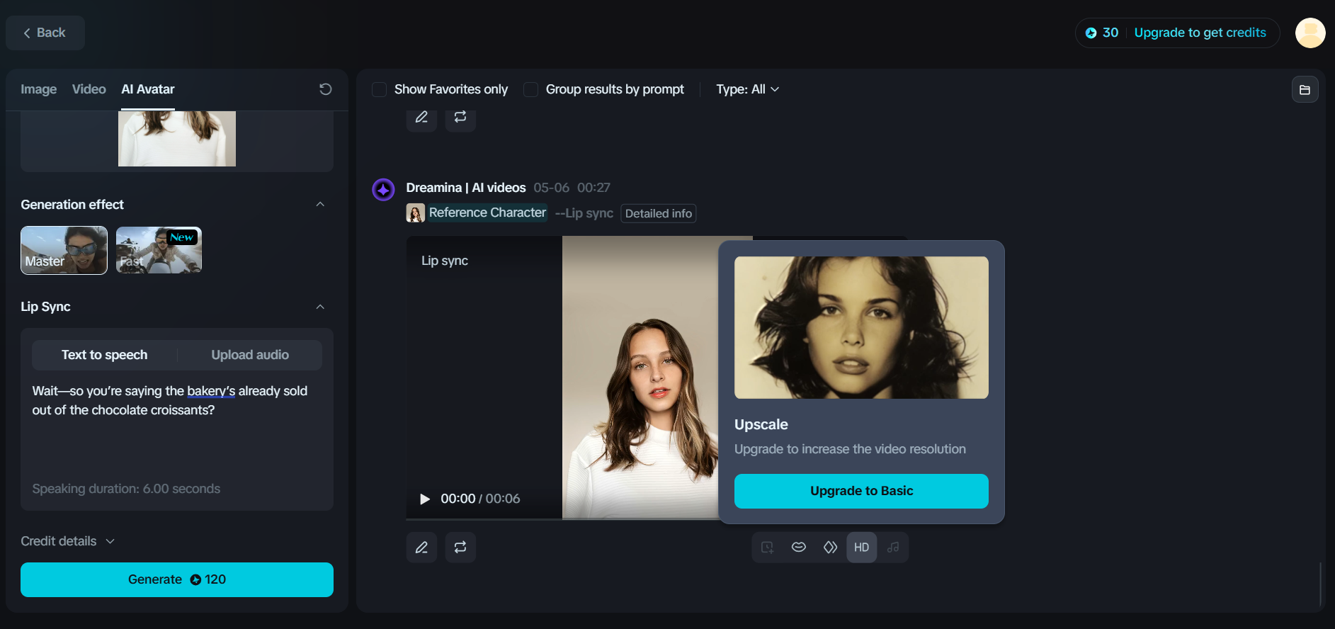 Máy phát điện Avatar AI miễn phí