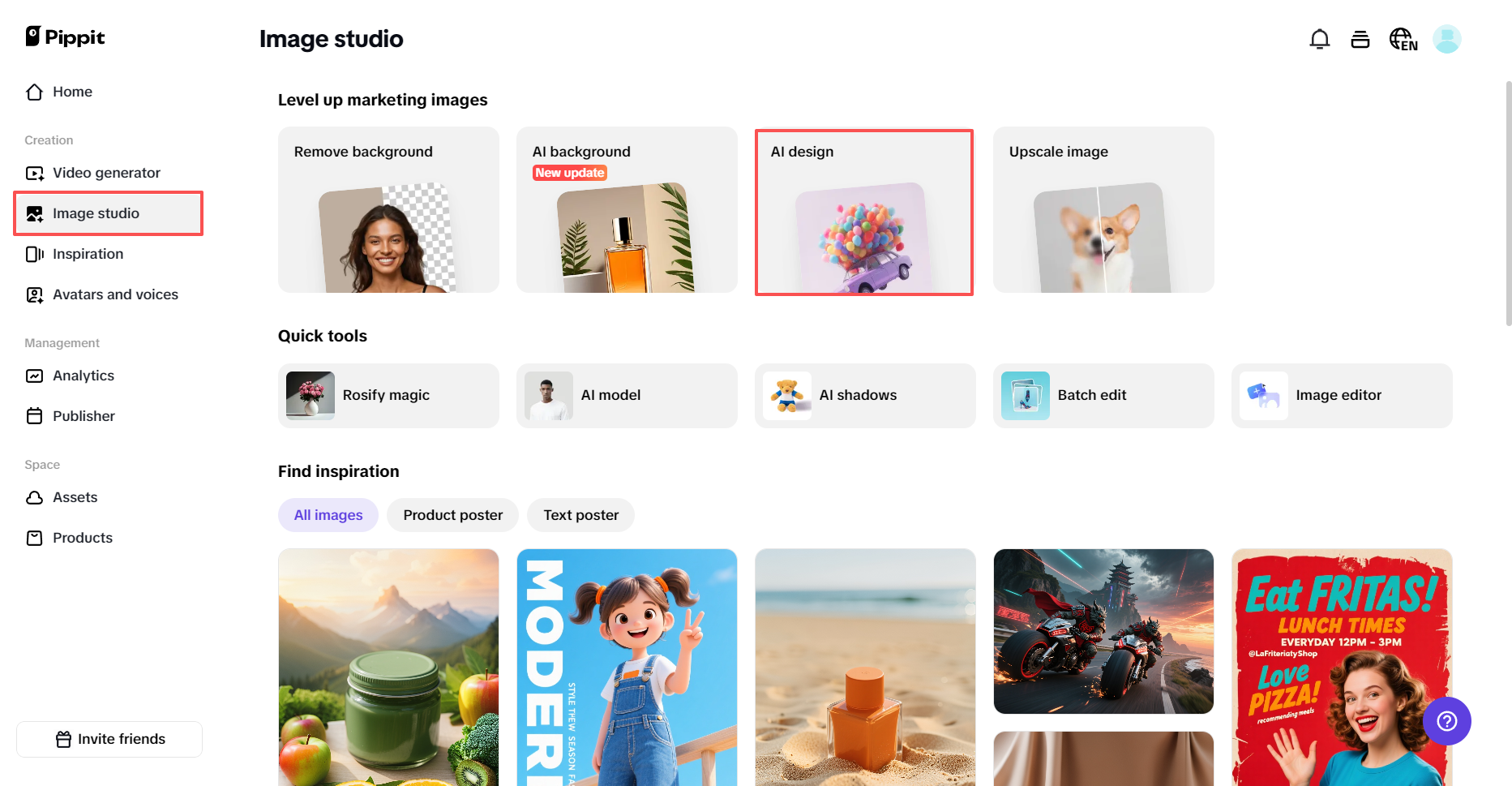 Sumisid sa \"AI design\" na seksyon
