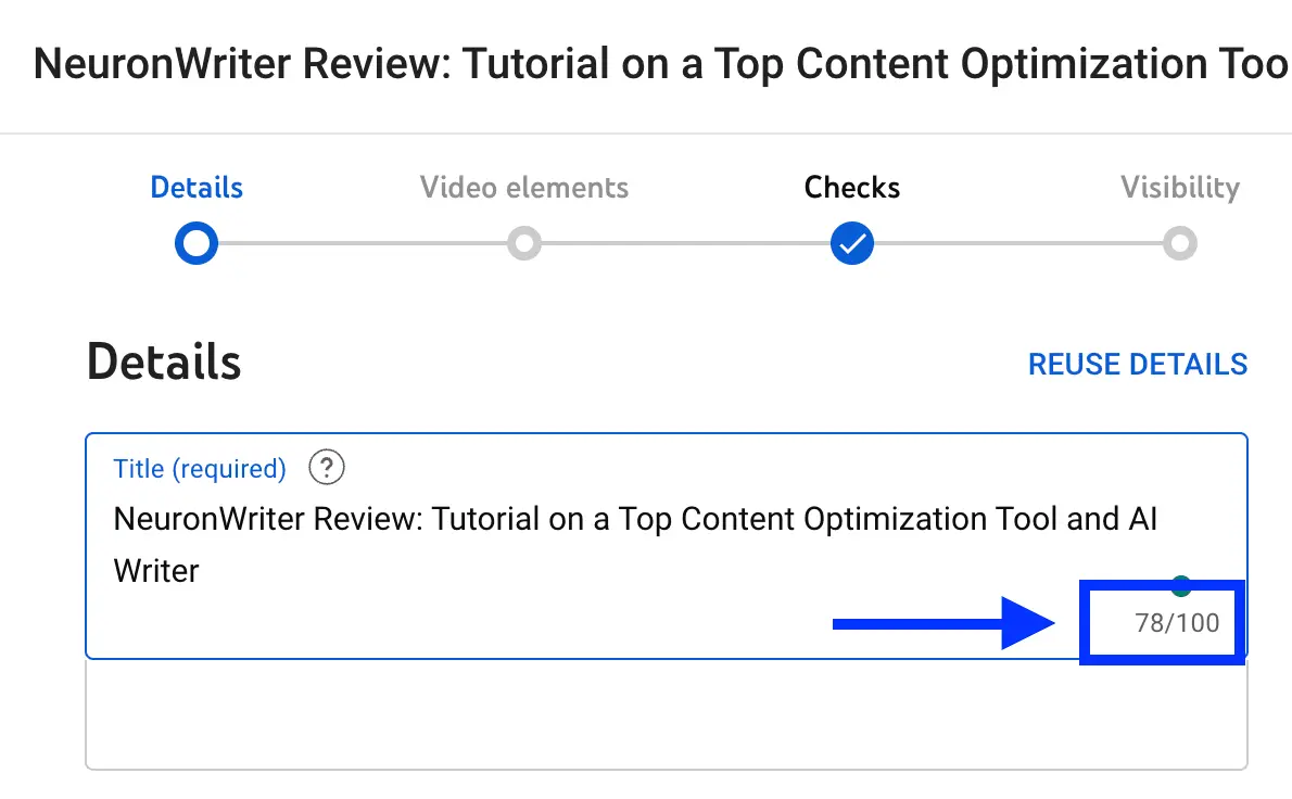 Using keywords to optimize long-form video content