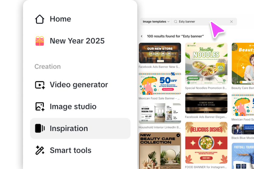 Sign in and access inspiration