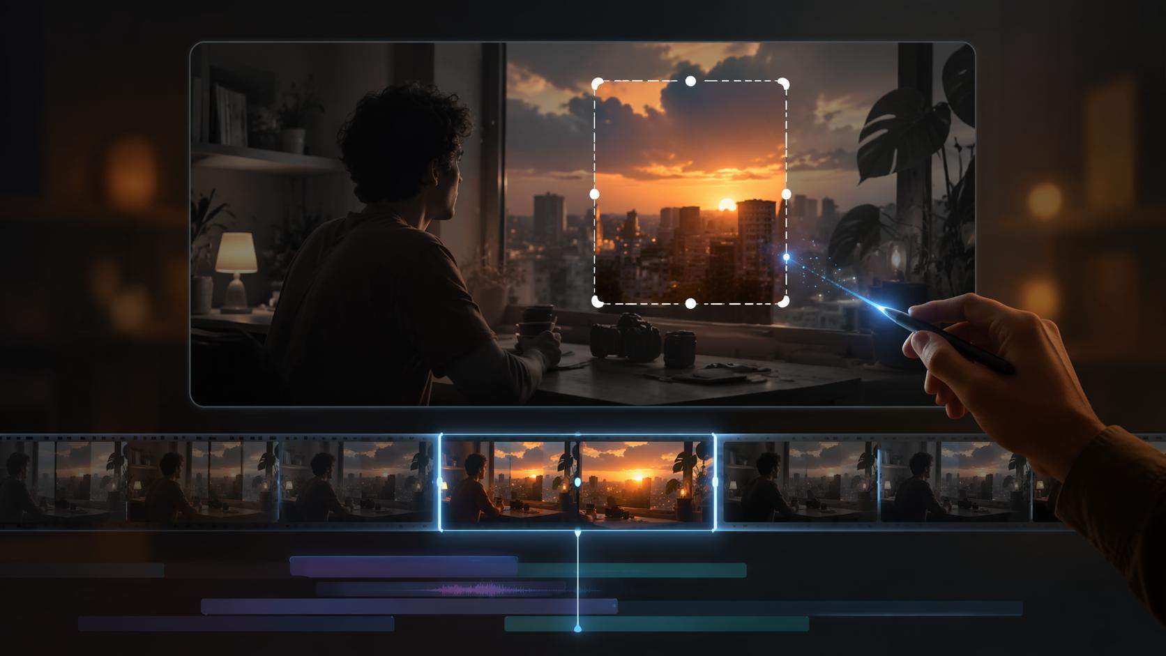 Local Video Editing AI mobile hero
