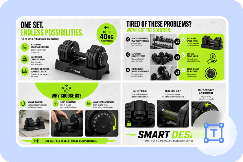 Produce Data-Dense Posters and Reports
