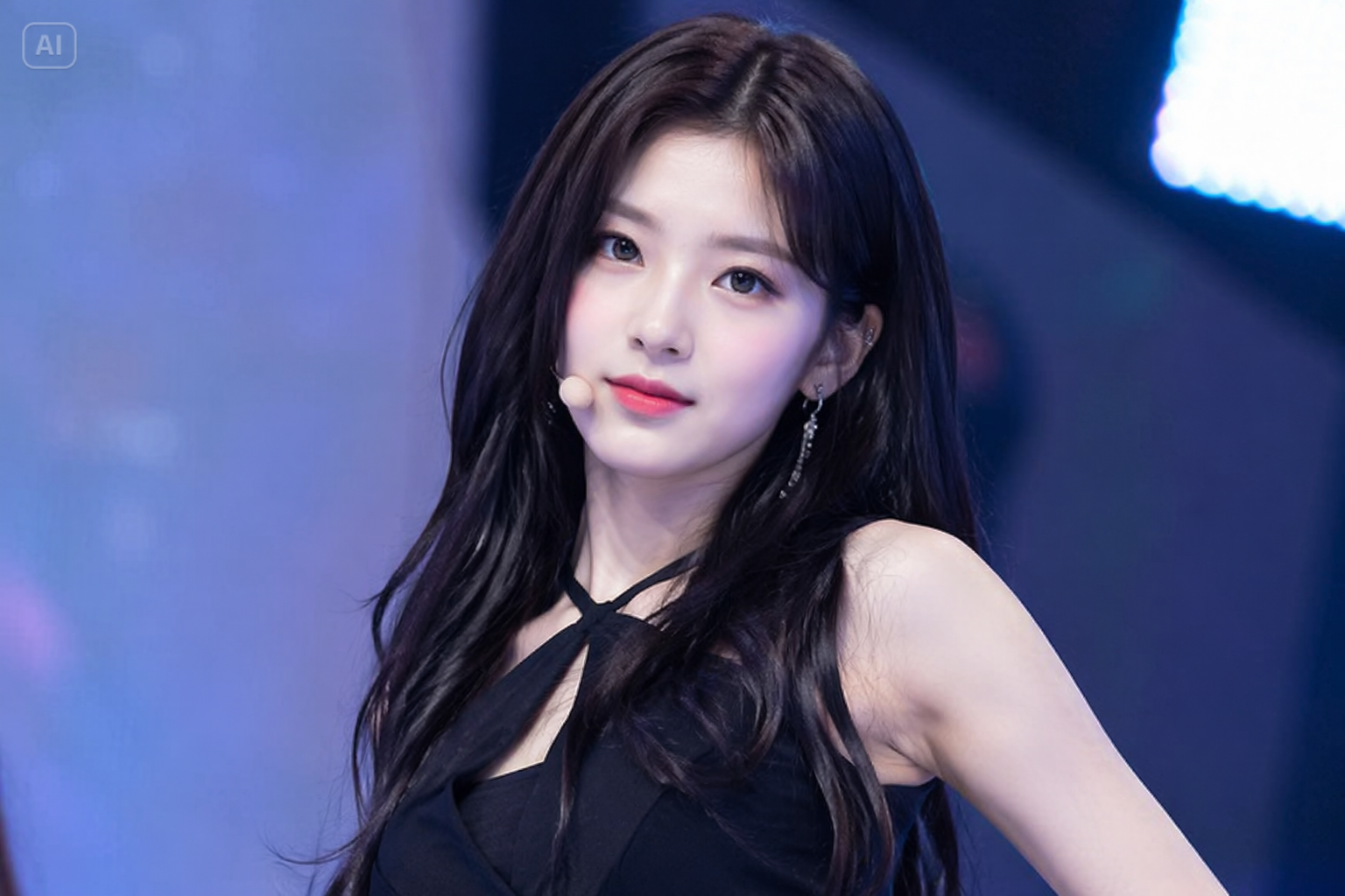 AI K-pop concert jumbotron prompts features