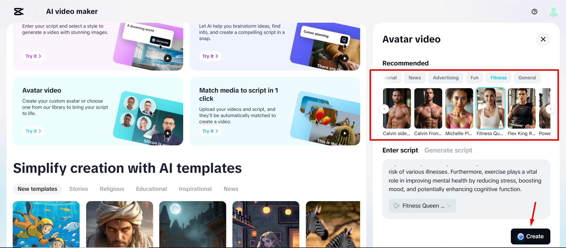 Generarea videoclipului