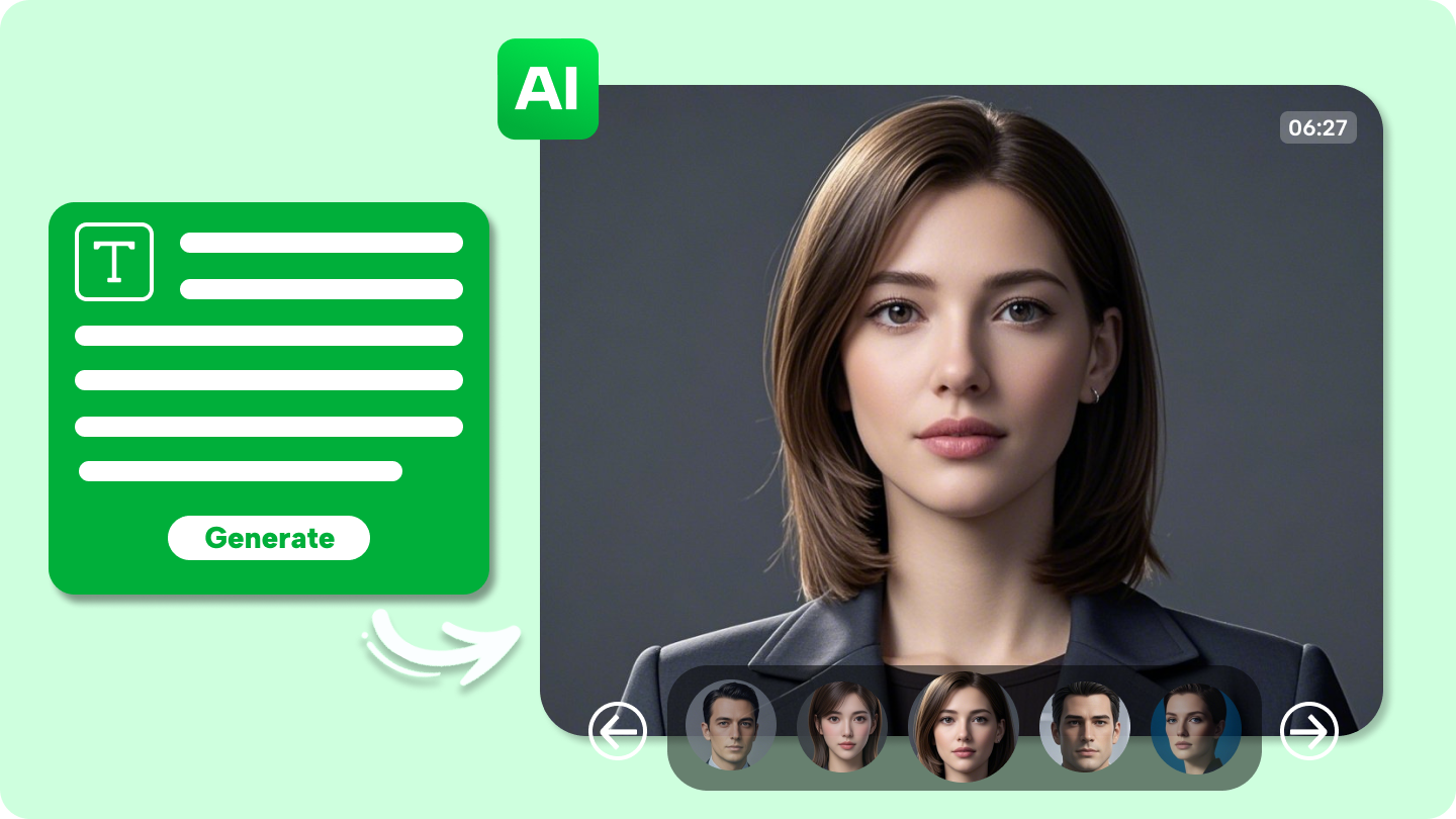 Generator wideo awatara ai