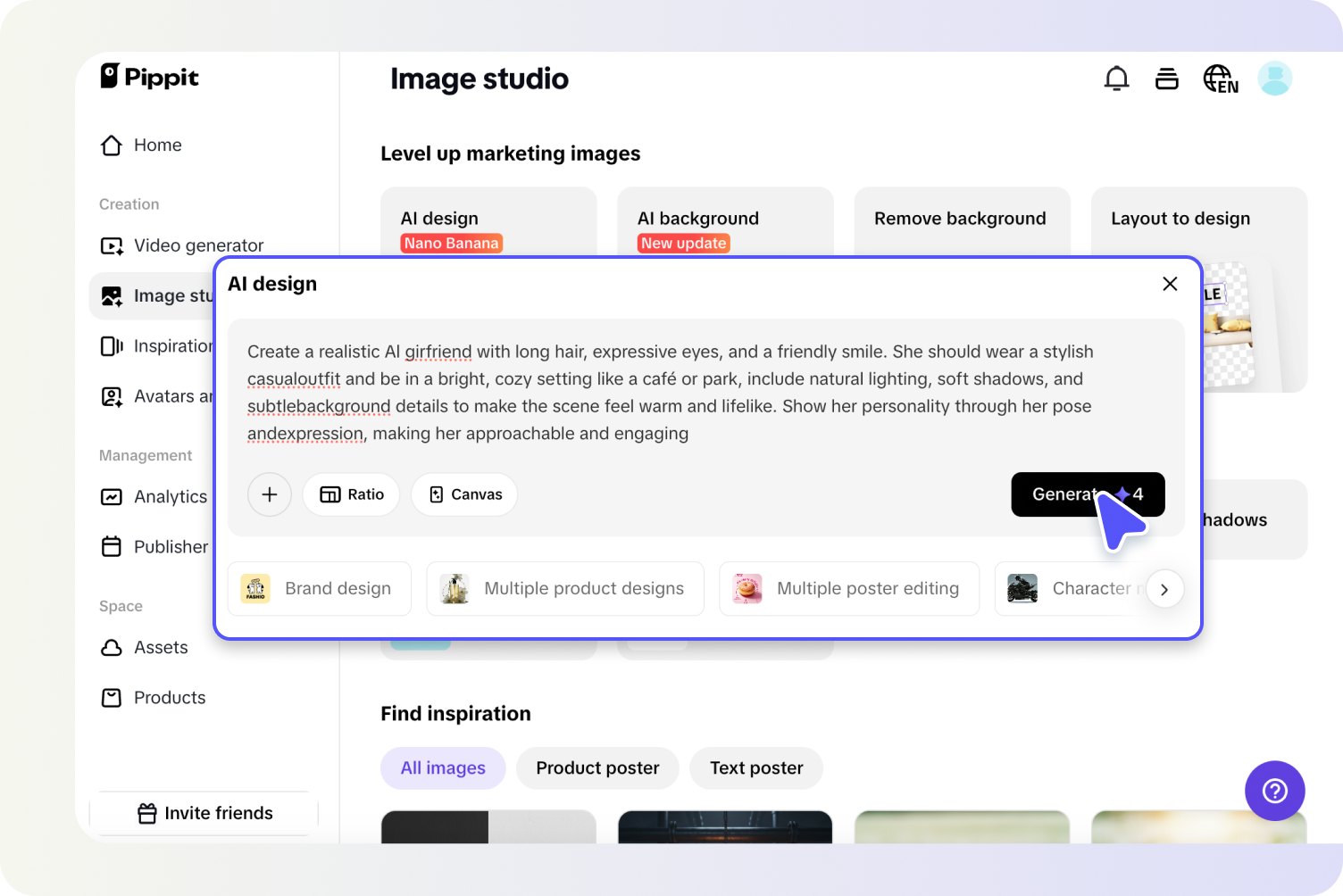 สร้างแฟนสาว AI
