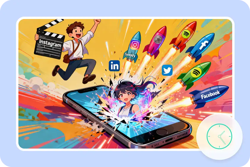 Заощаджуйте час на створенні відео.