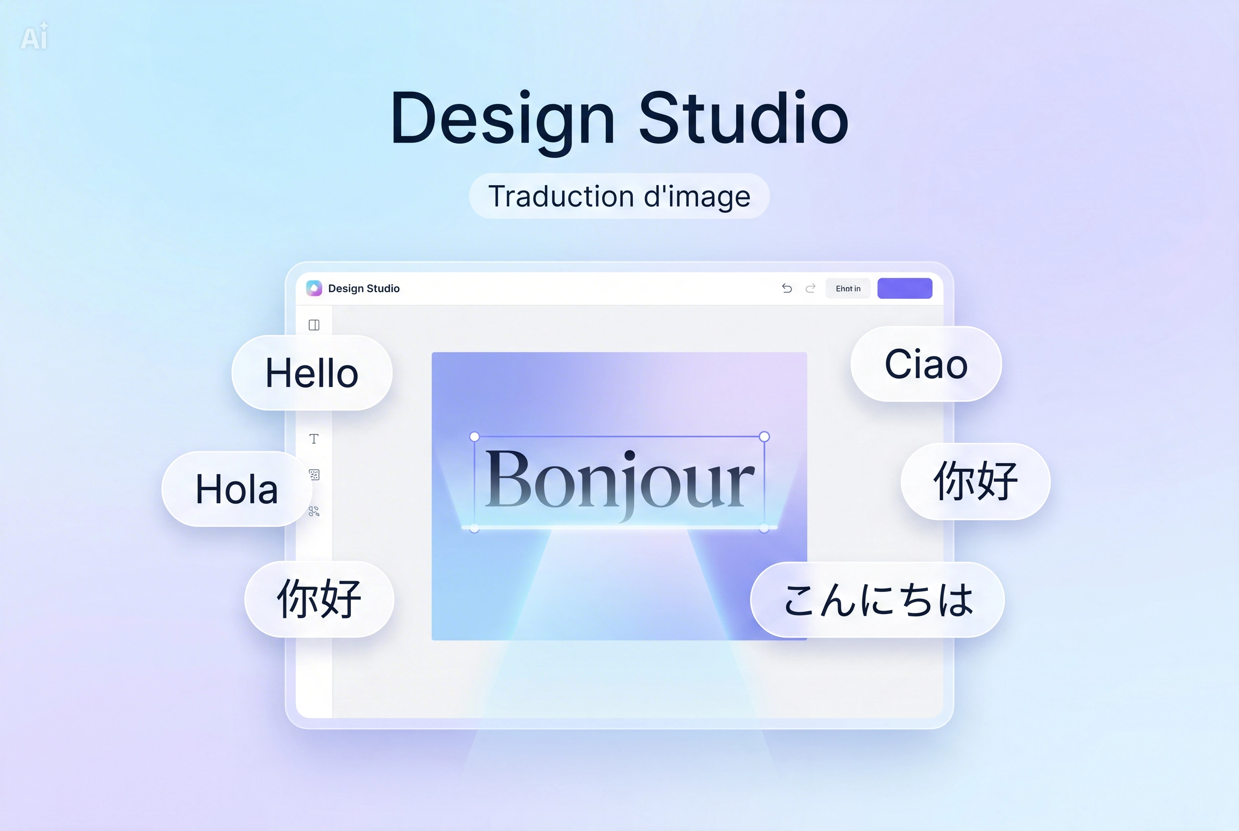 Traduire le texte d’une image avec CapCut Design Studio pour créer des visuels multilingues