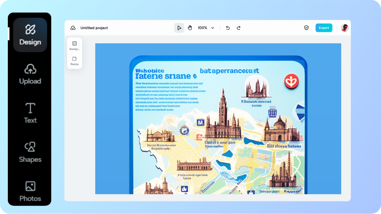 Rack Card Design: Gepersonaliseerd en aangepast ontwerp met CapCut