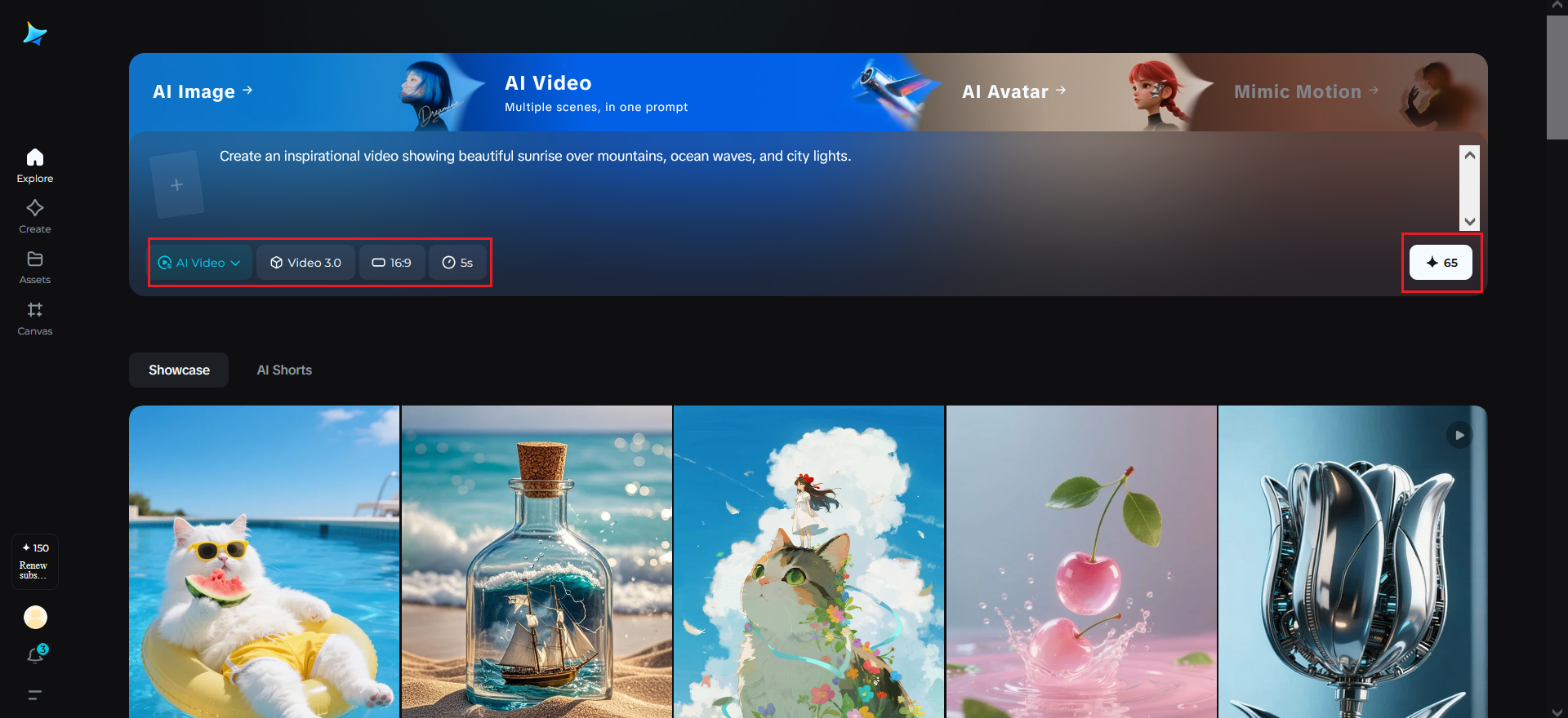 Generador de videos sin rostro AI gratuito