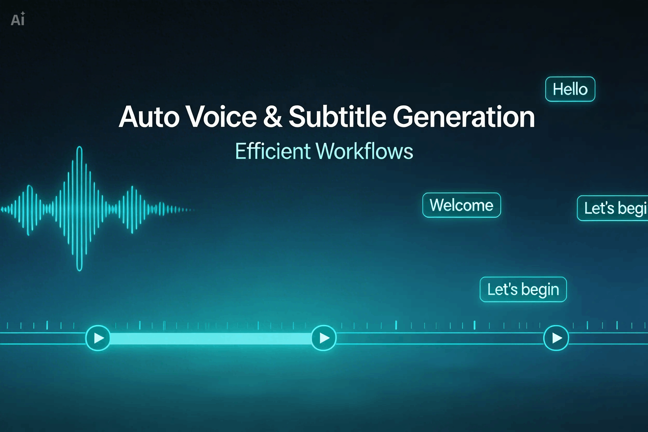 Tự động tạo giọng nói và phụ đề