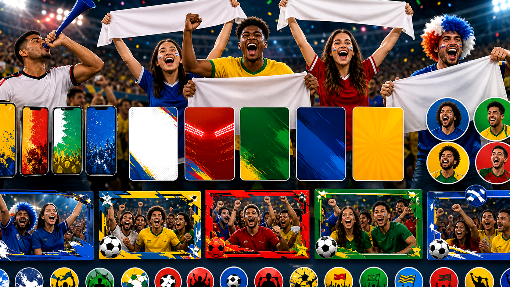 World Cup Fan Banner Generator prompt first image