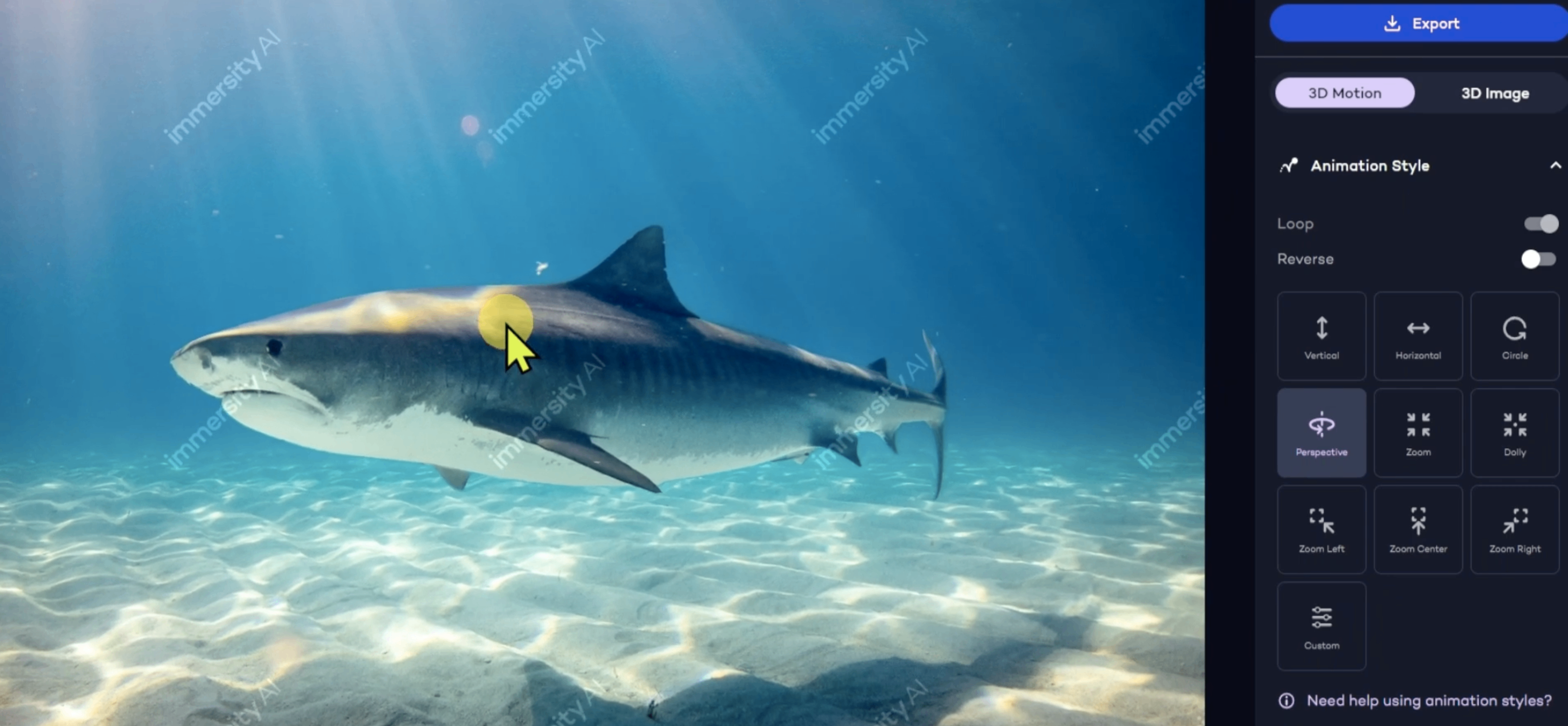 3D animação video maker online grátis