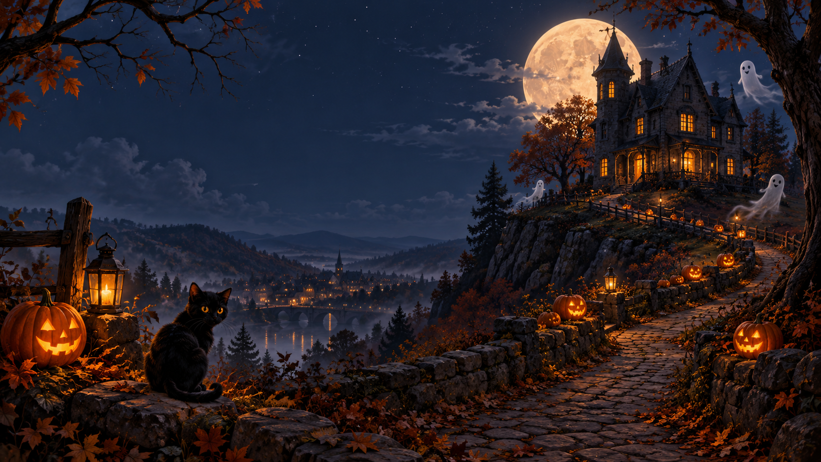 ai halloween wallpaper generator hero
