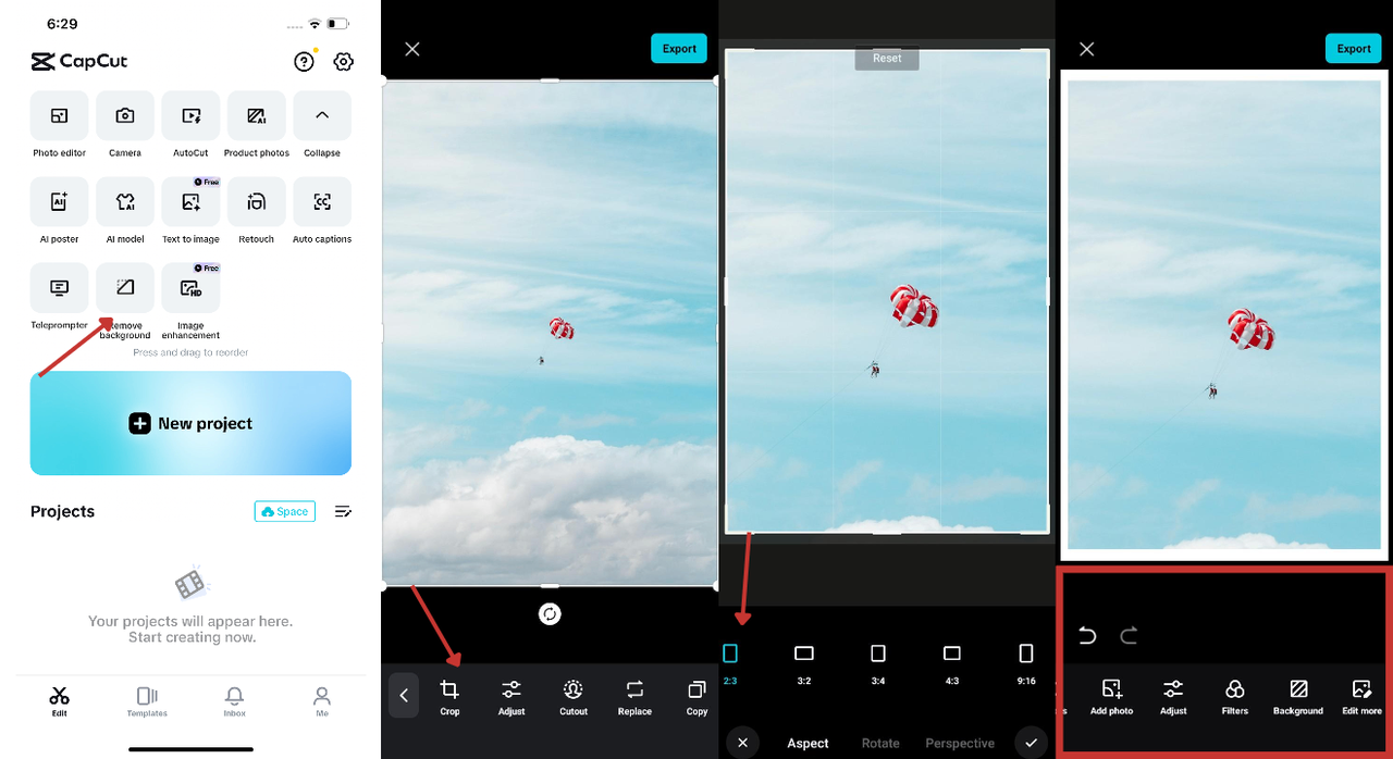 capcut crop app