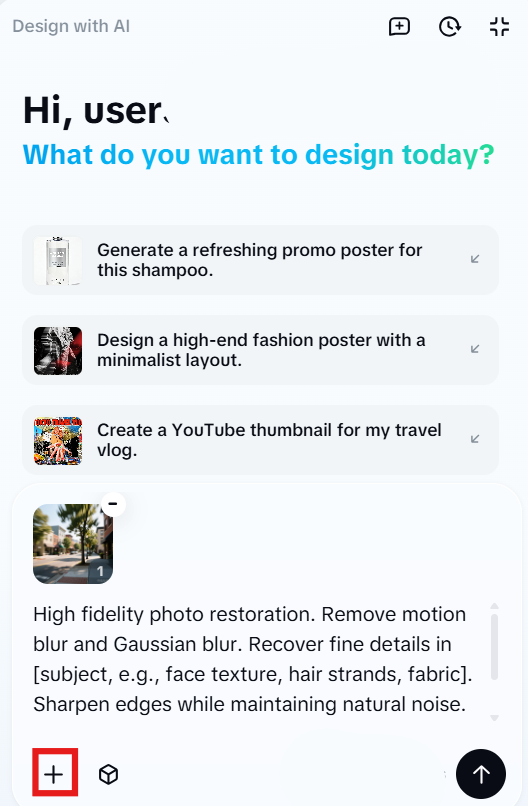 Upscale image in CapCut