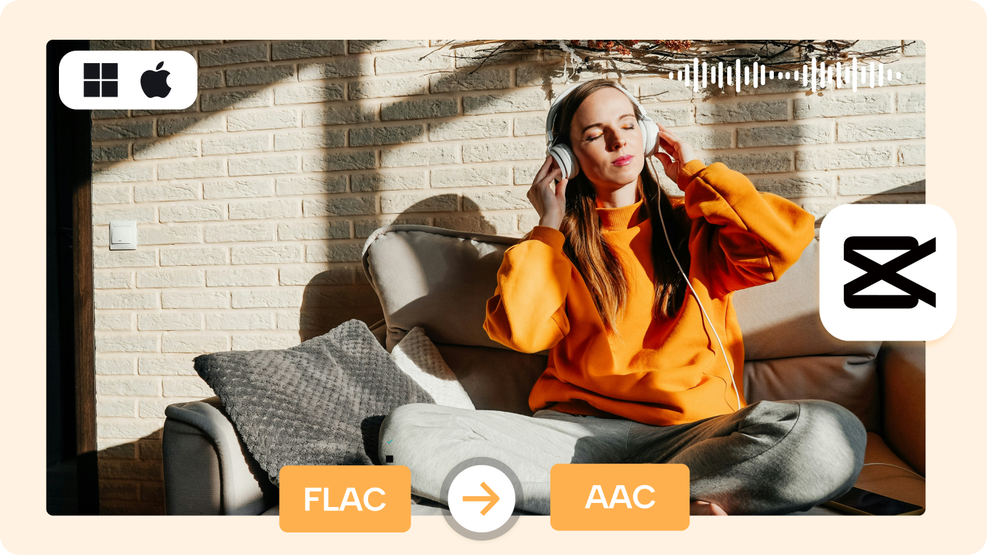 Flac para aac sem perdas