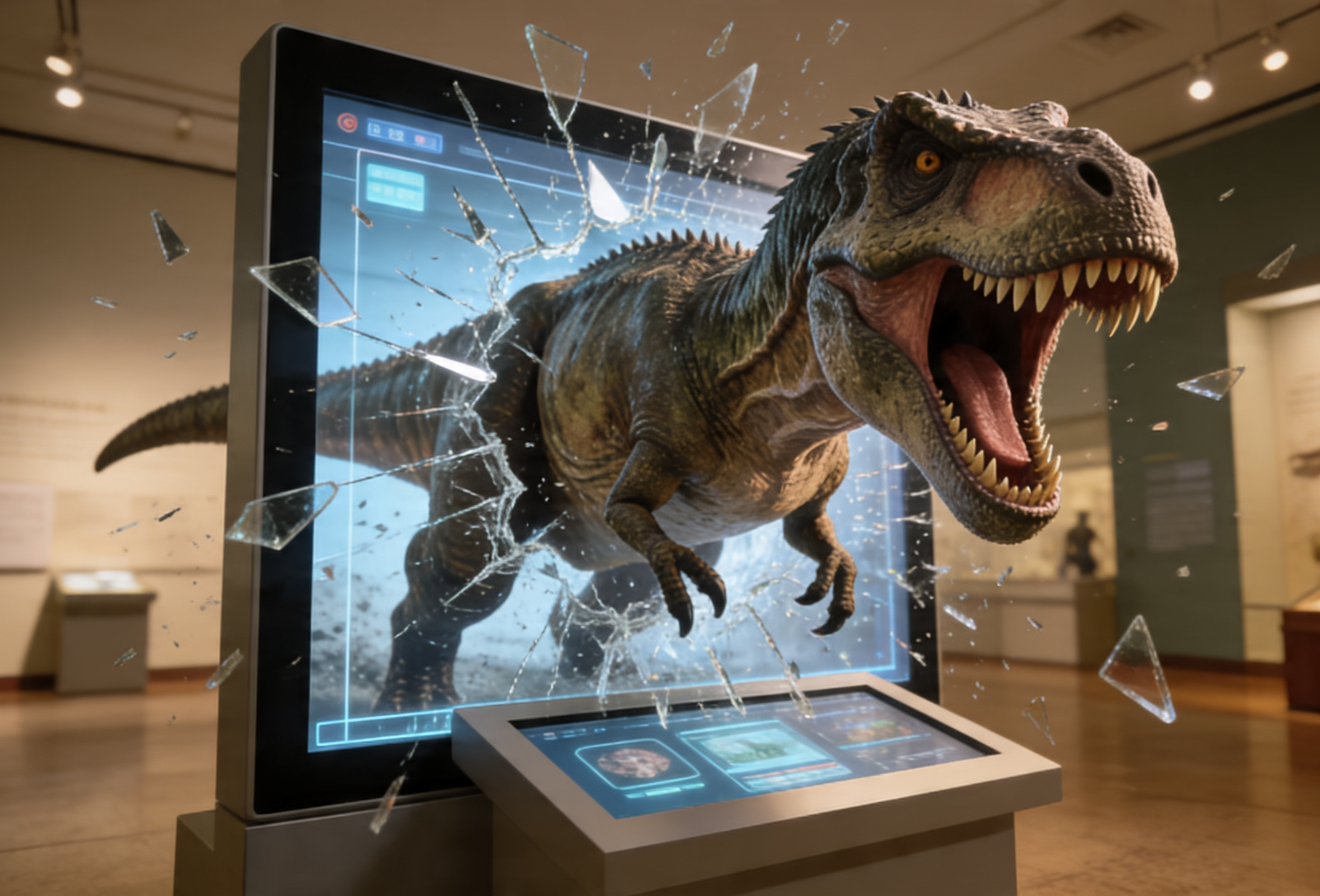 พร้อมท์สำหรับ Tyrannosaurus Rex ป๊อปเอาท์