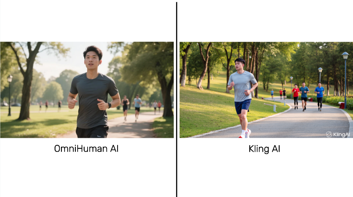 OmniHuman vs Kling AI image for Test-3