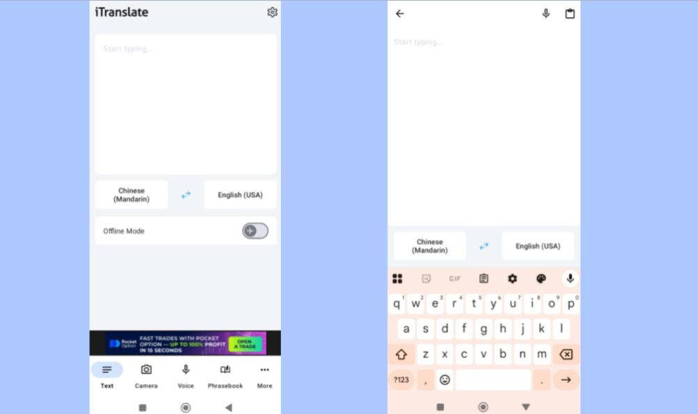 iTranslate Voice App